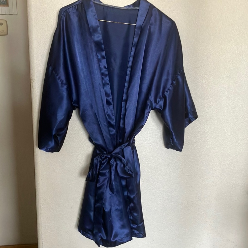 Bridesmaid Robe with Rhinestone Detail